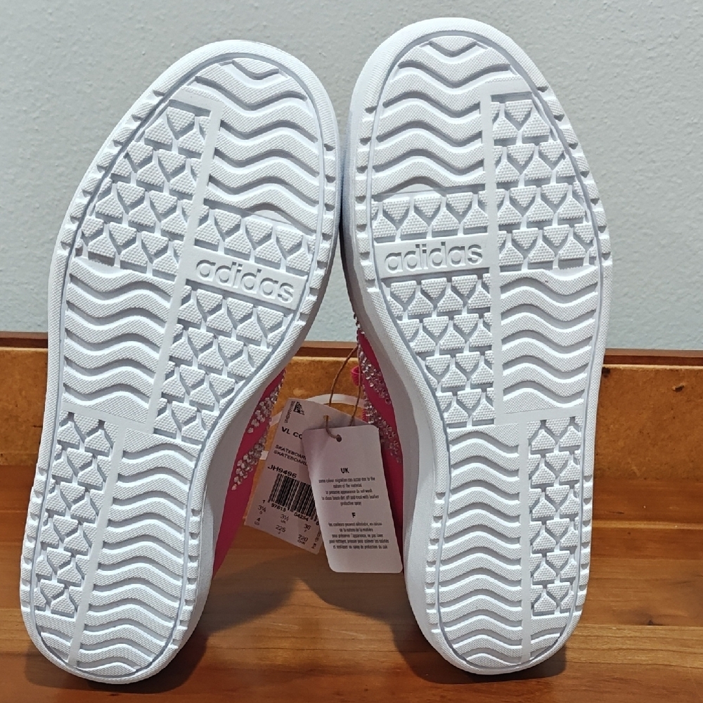 Adidas Kids' VL Court Bold Sneaker Big Kid - Picture 11 of 12